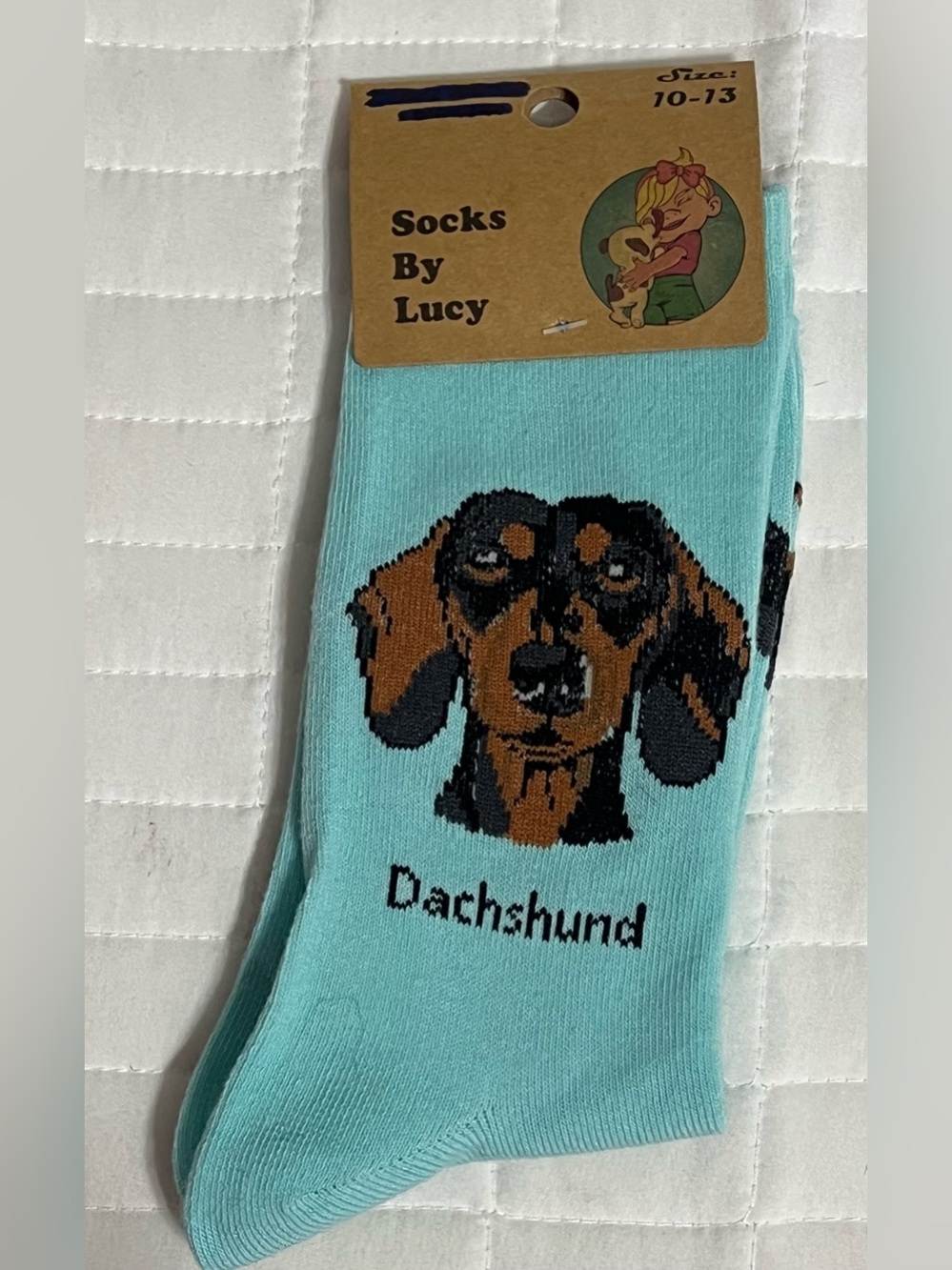 Dachshund socks by Socks by Lucy